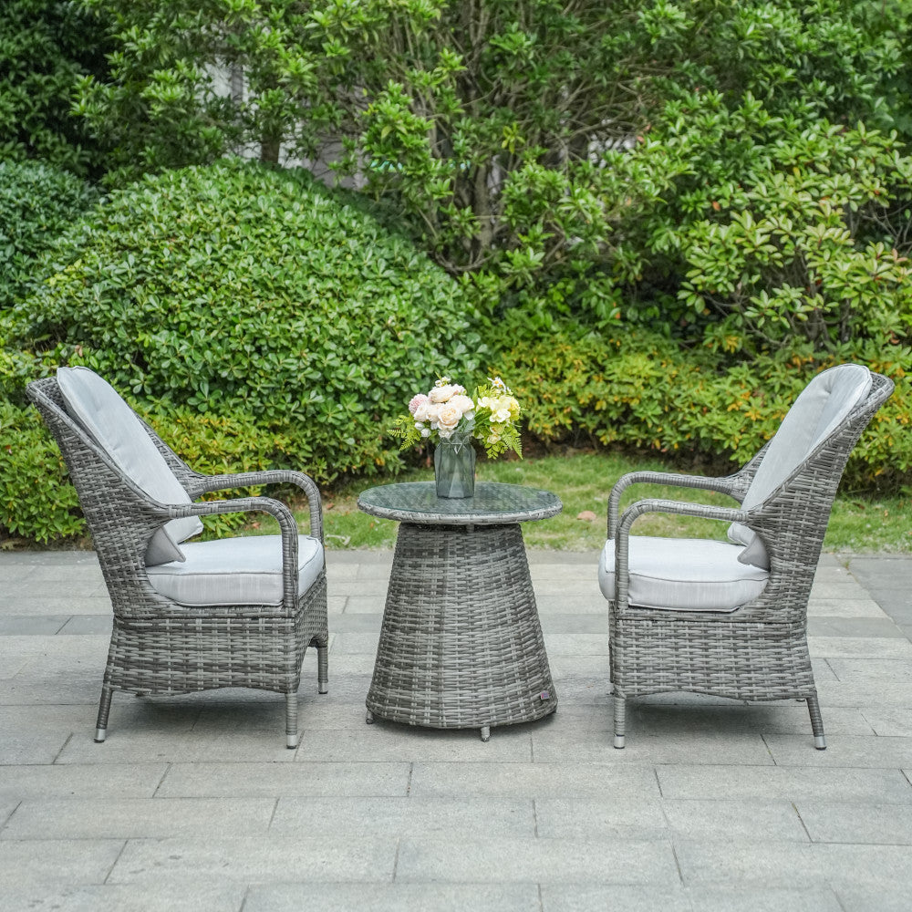 Parma Bistro Set (Grey)