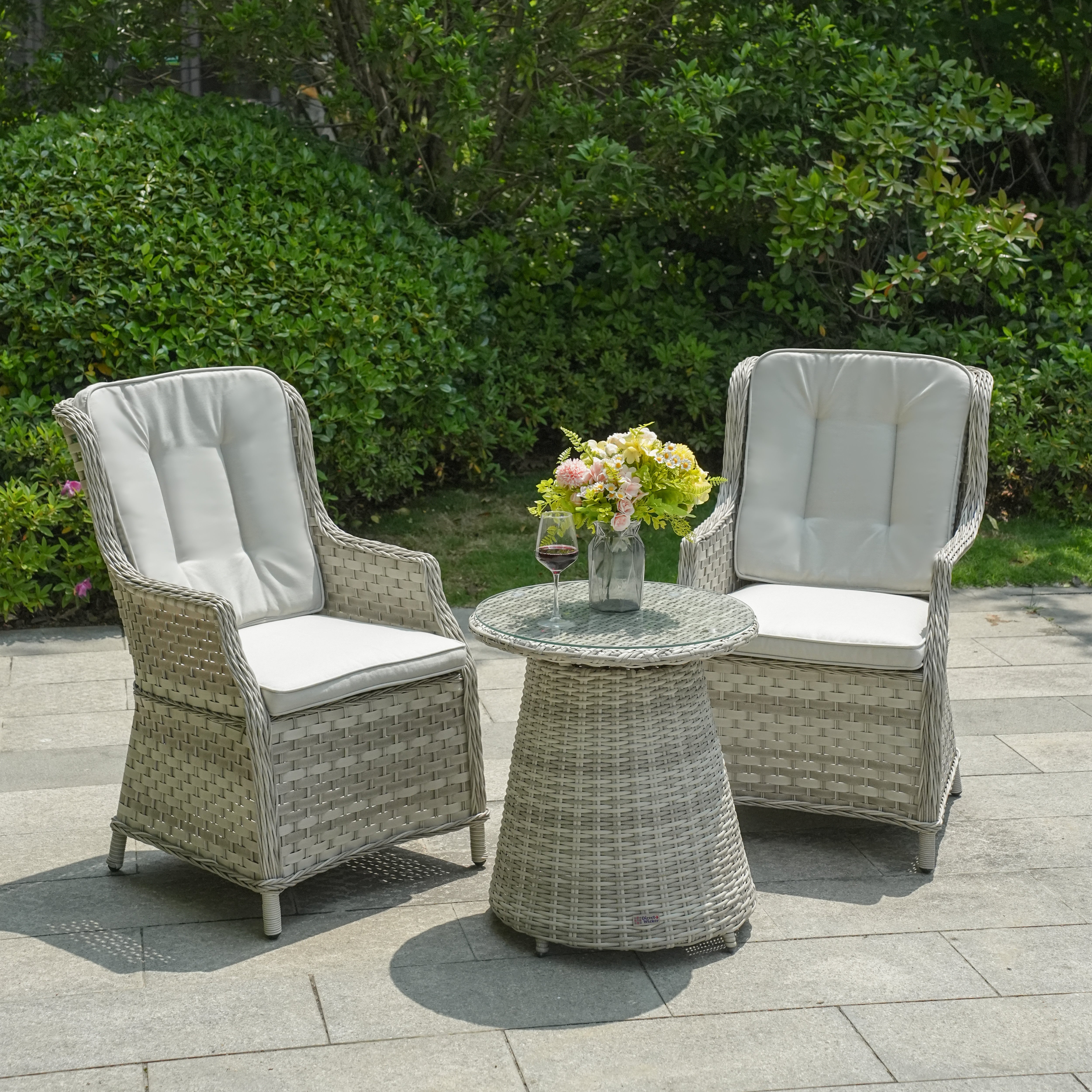 Ravenna - Bistro Set (White Washed)