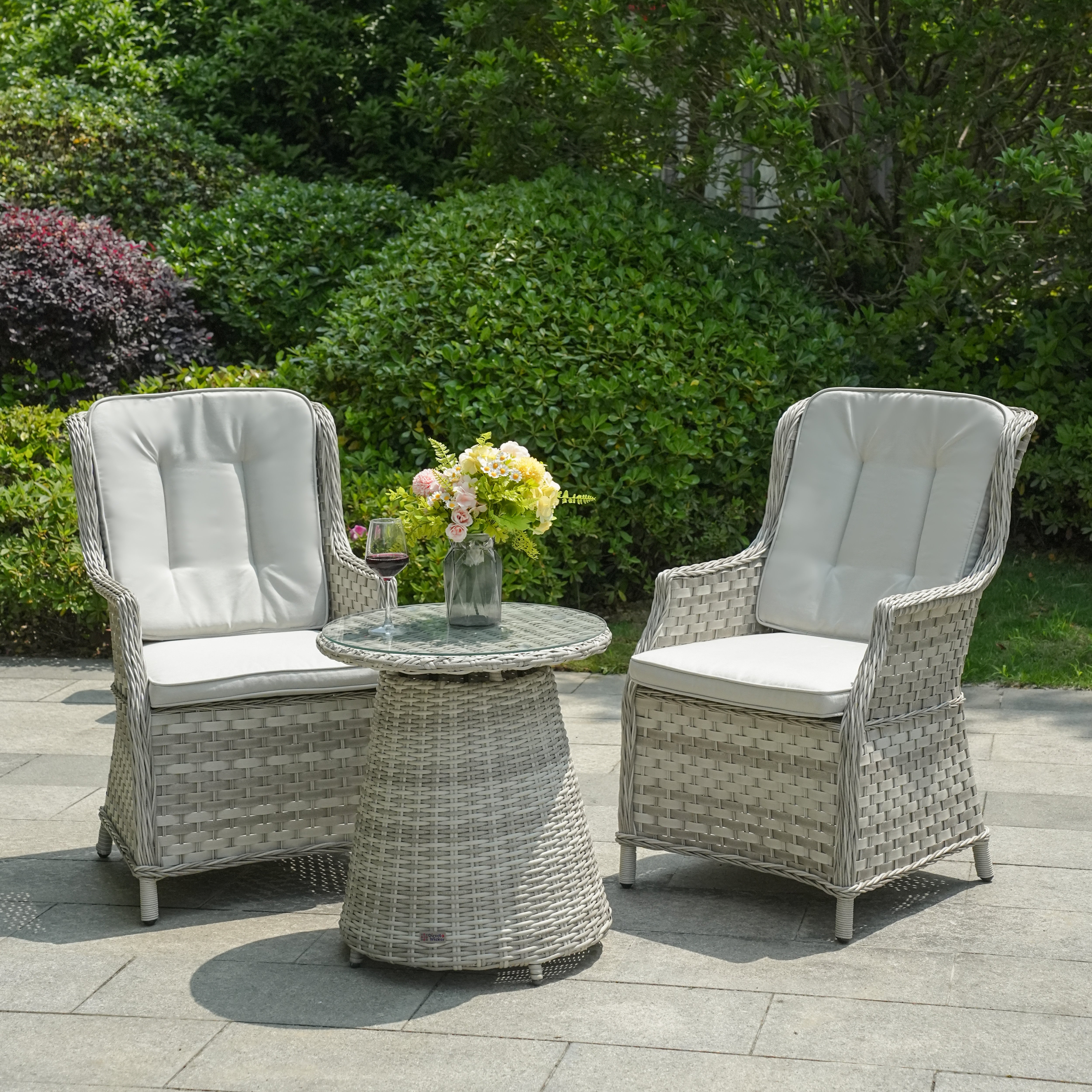 Ravenna - Bistro Set (White Washed)