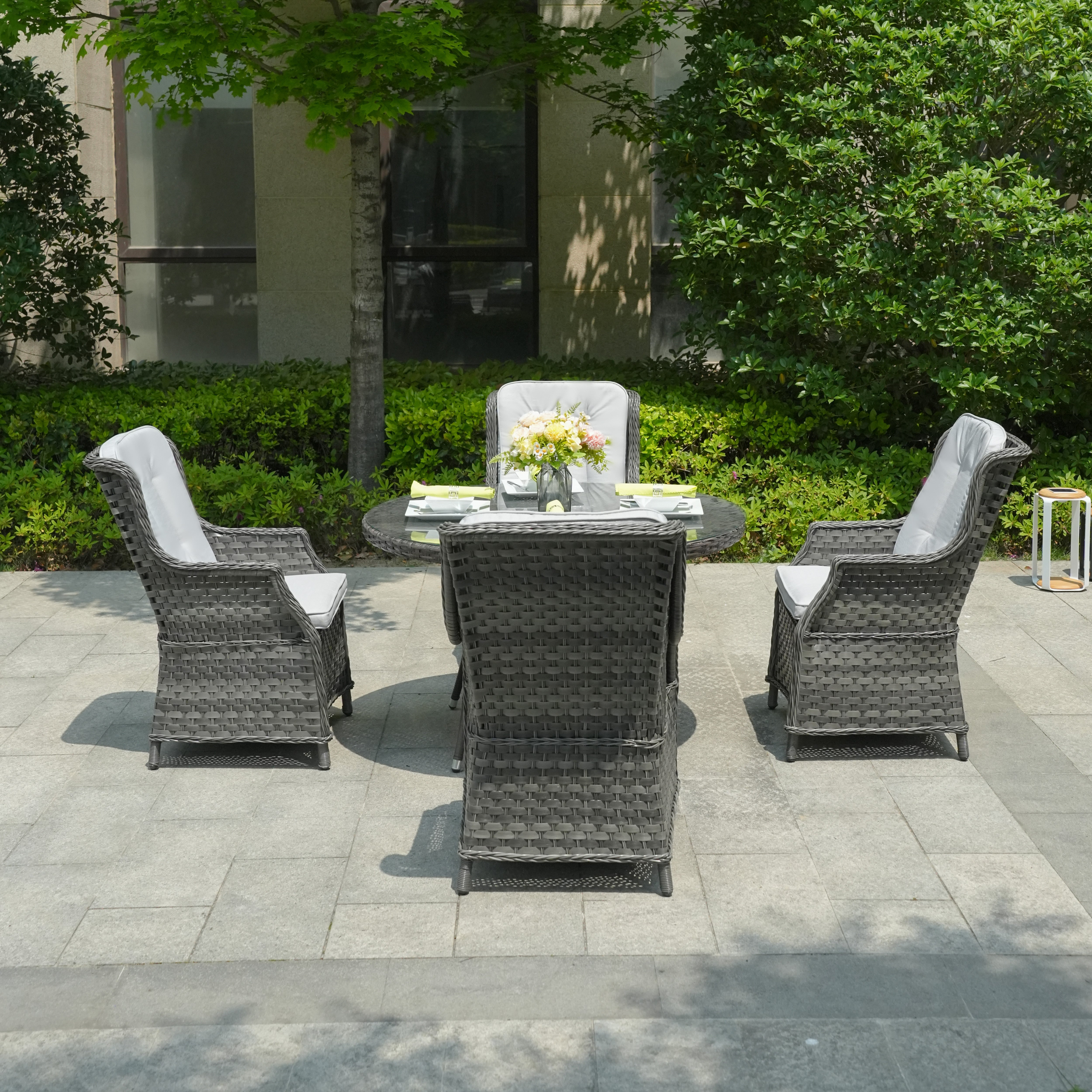 Ravenna - 4 Seater Set (Grey)