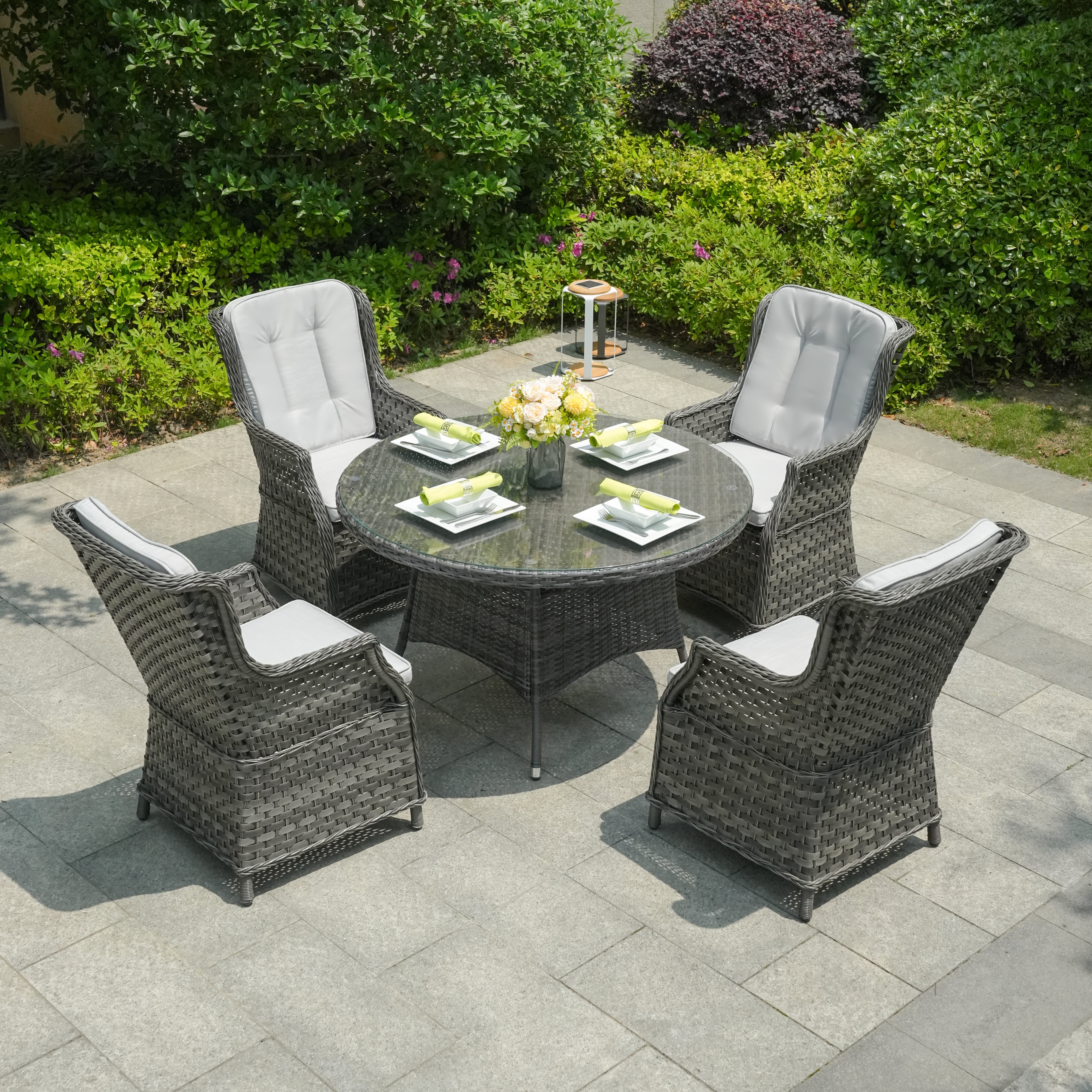 Ravenna - 4 Seater Set (Grey)