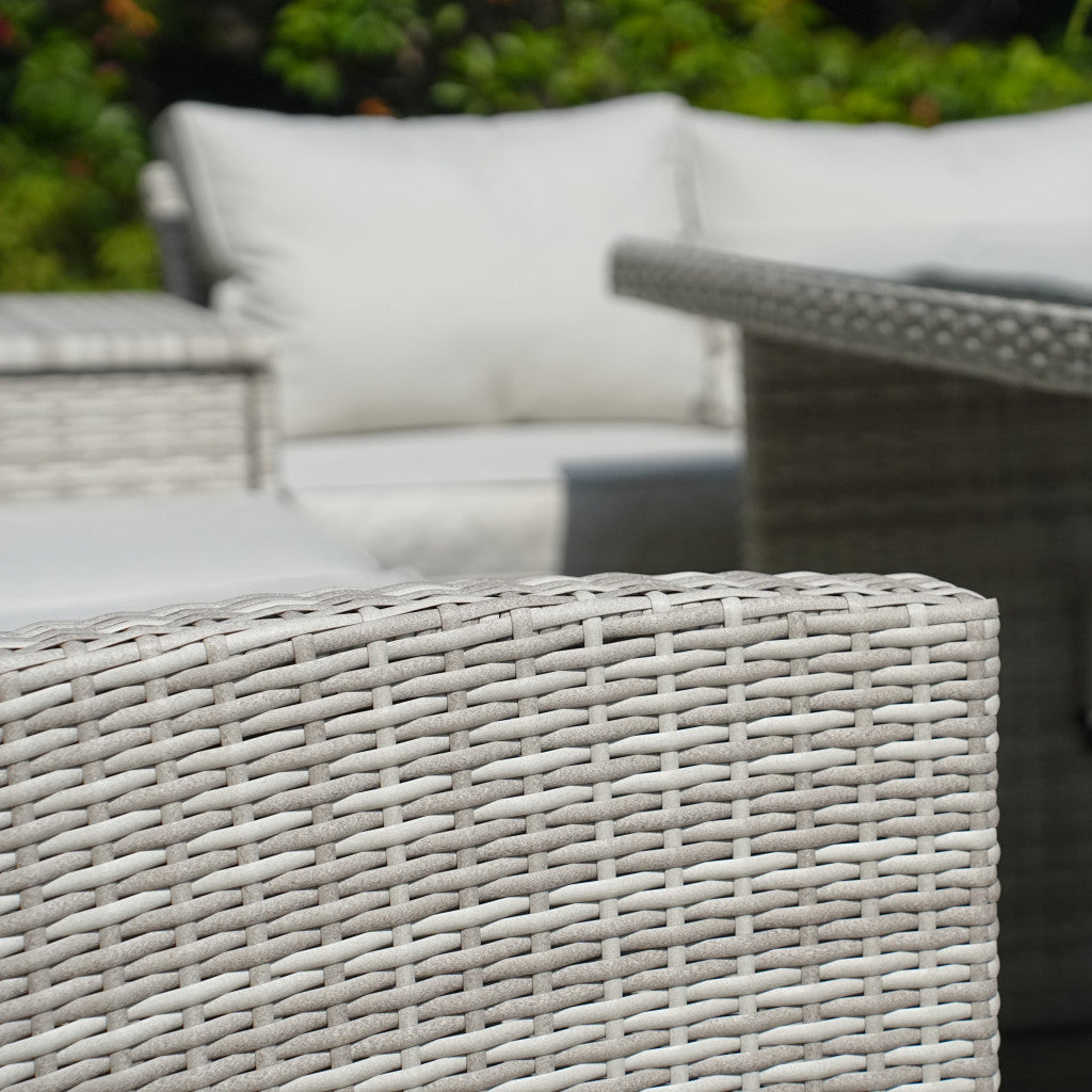 Santiago Sofa Set (White Washed)