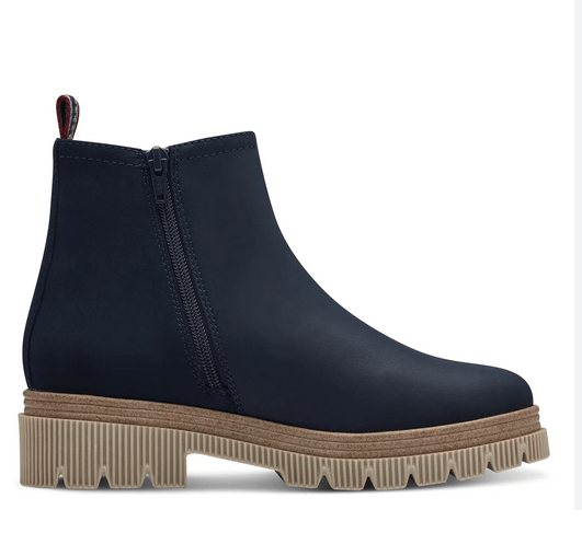 S Oliver Ankle Boot 25406 - NAVY - Rathwood Store