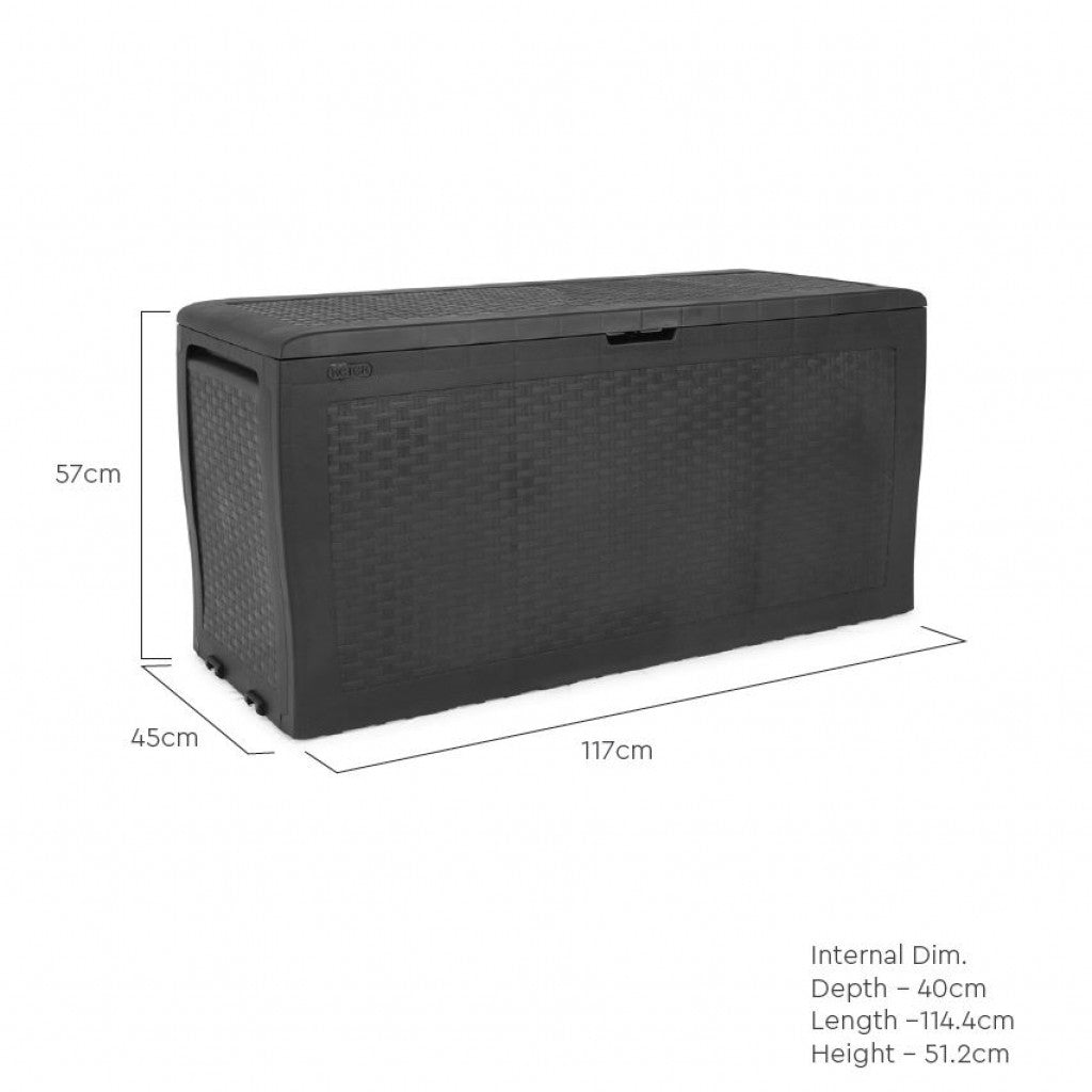 Samoa Grey Storage Box 270 Litre - Ecom Carton - Rathwood Store