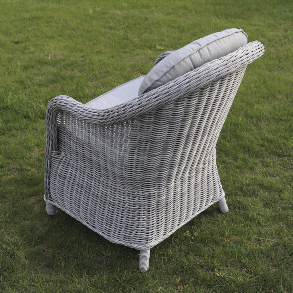 Sepino - 8 Seater Round Set (Grey) - Rathwood Store