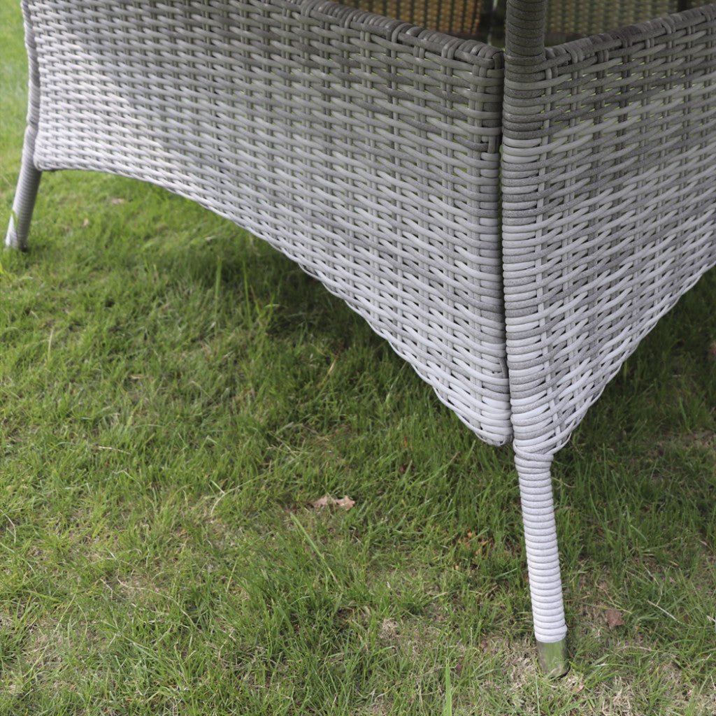 Sepino - 8 Seater Round Set (Grey) - Rathwood Store