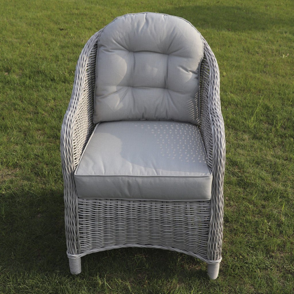 Sepino - 8 Seater Round Set (Grey) - Rathwood Store