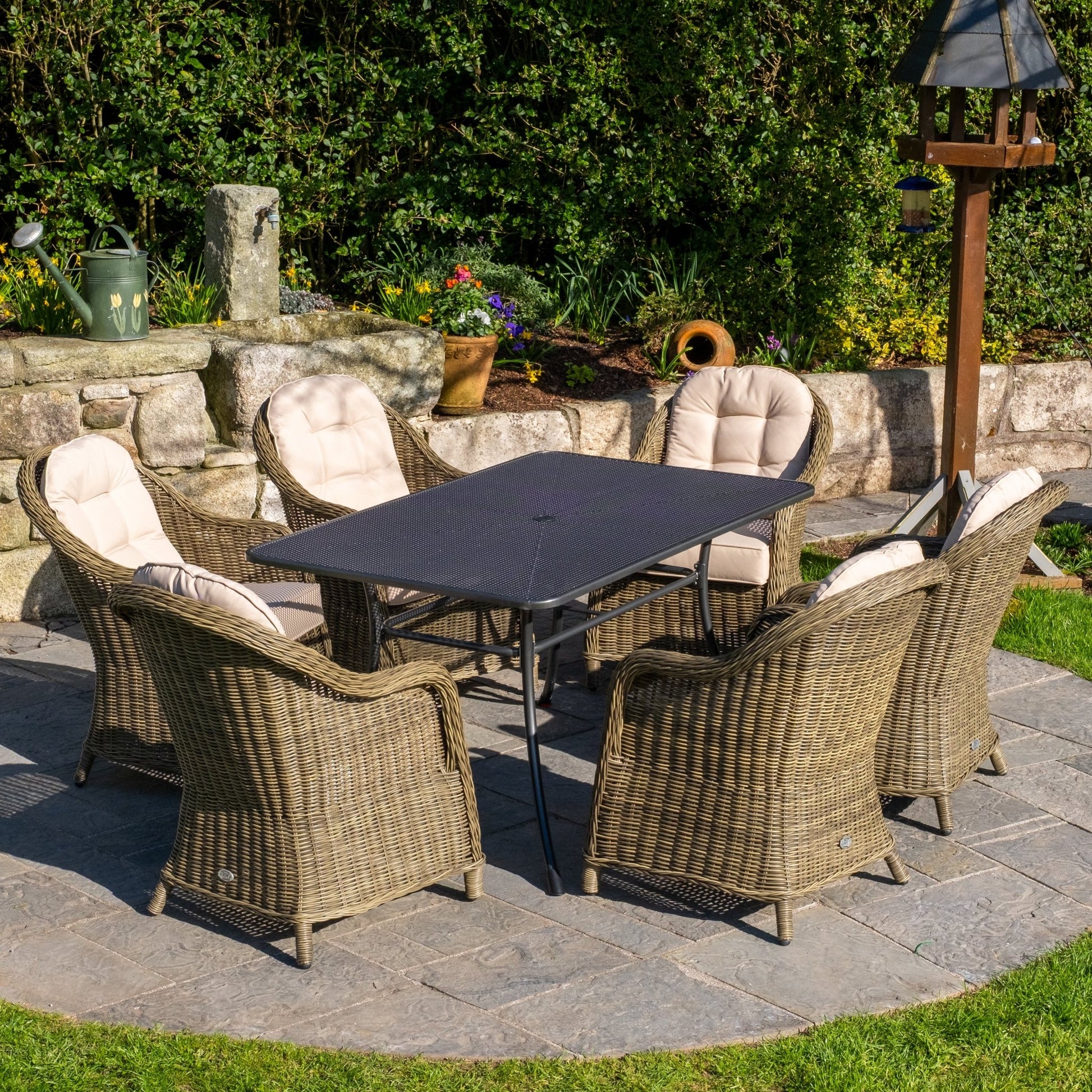 Sepino Premium 6 Seater Outdoor Dining Set - Rathwood Store