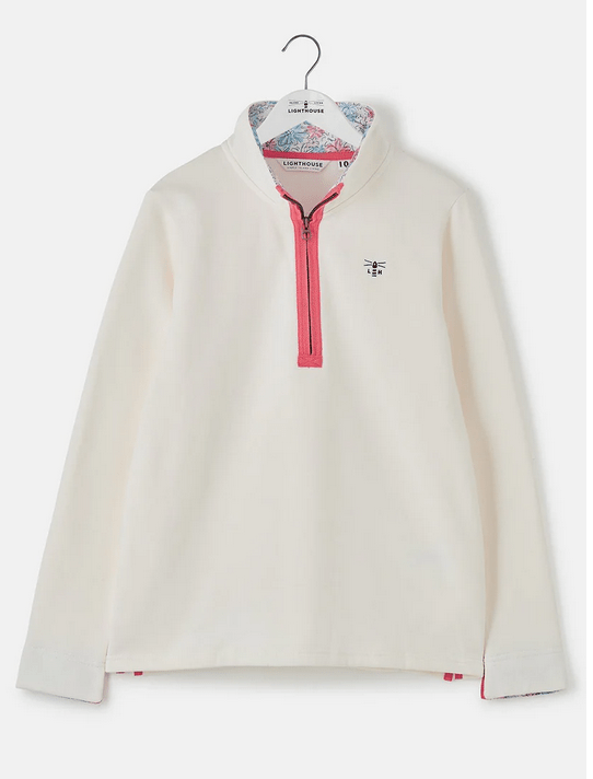 Shore Half Zip Sweater SS25 - Coconut - Rathwood Store