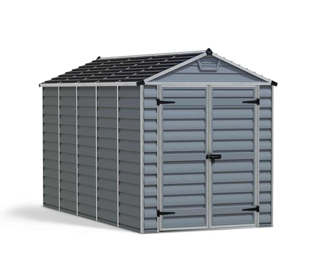 Skylight 6 ft. x 12 ft. Shed Kit - Grey - Rathwood Store