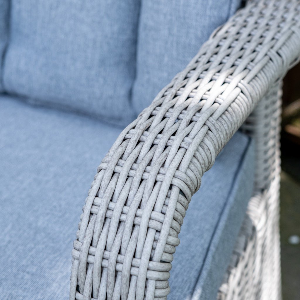 Sorrento - 8 Seat Set with 170cm Round Table (White Washed) - Rathwood Store