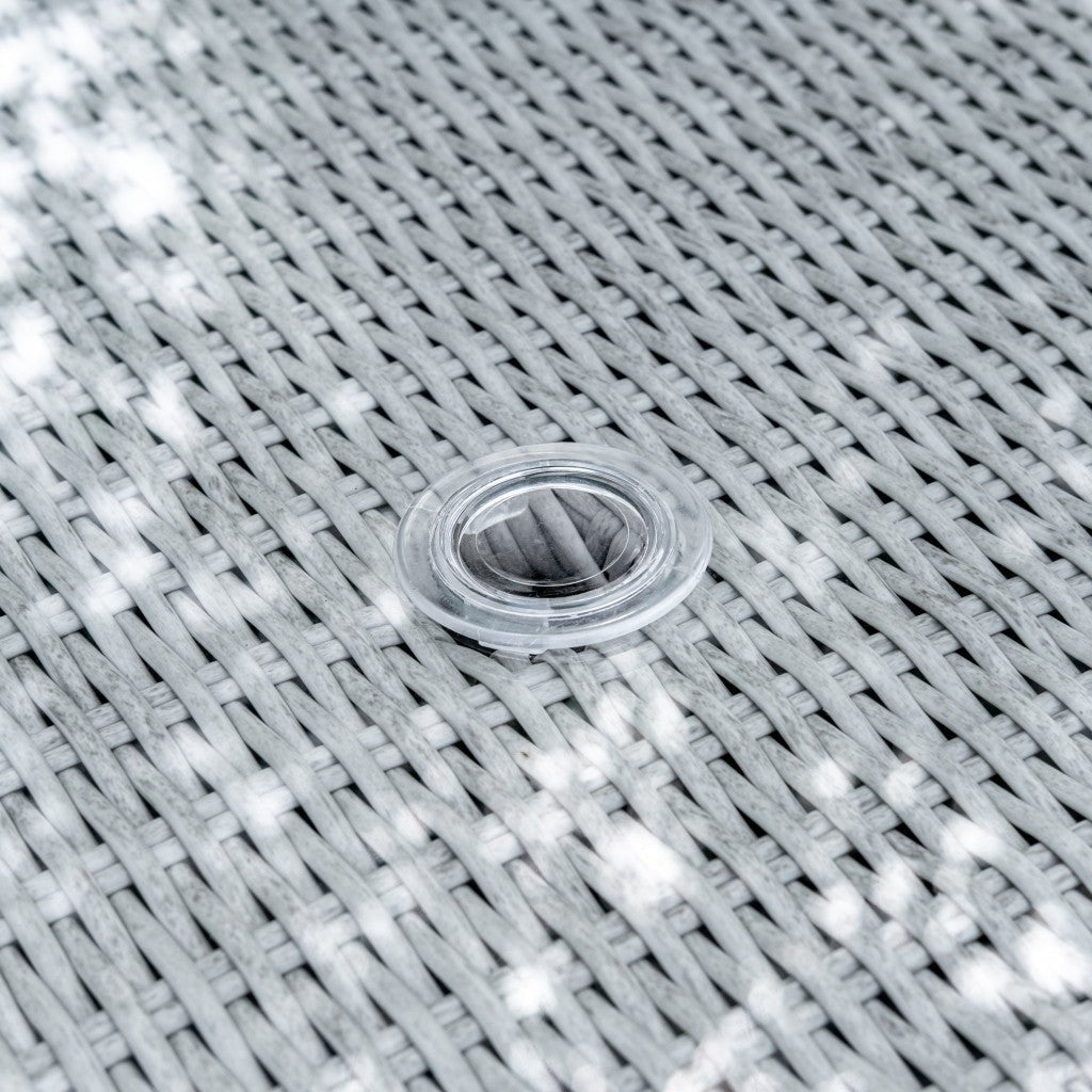 Sorrento - 8 Seat Set with 170cm Round Table (White Washed) - Rathwood Store