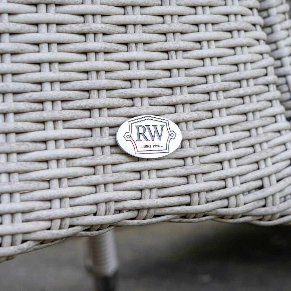 Sorrento - Bistro Set with 70cm Round Table (White Washed) - Rathwood Store