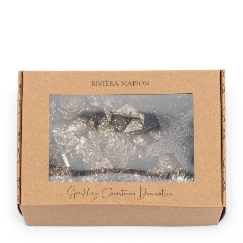Sparkling Christmas Decoration gold - Rathwood Store
