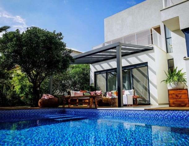 Stockholm 11 ft. x 17 ft. Patio Cover Kit - Grey, Clear Glazing - Rathwood Store