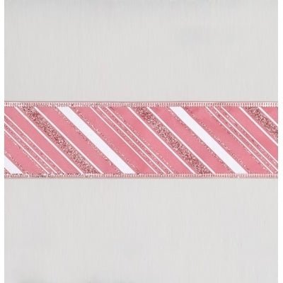 Stripe Ribbon Pink - Rathwood Store