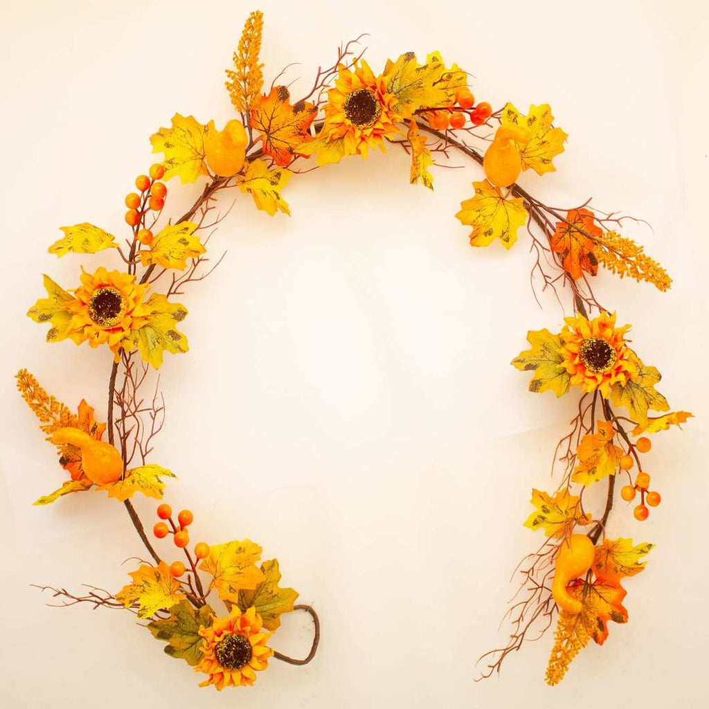 Sunflower Harvest Garland 150cm - Rathwood Store