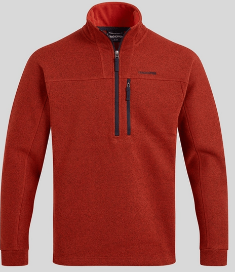 Torney II Half Zip Fleece AW24 - Carnelian Orange - Rathwood Store