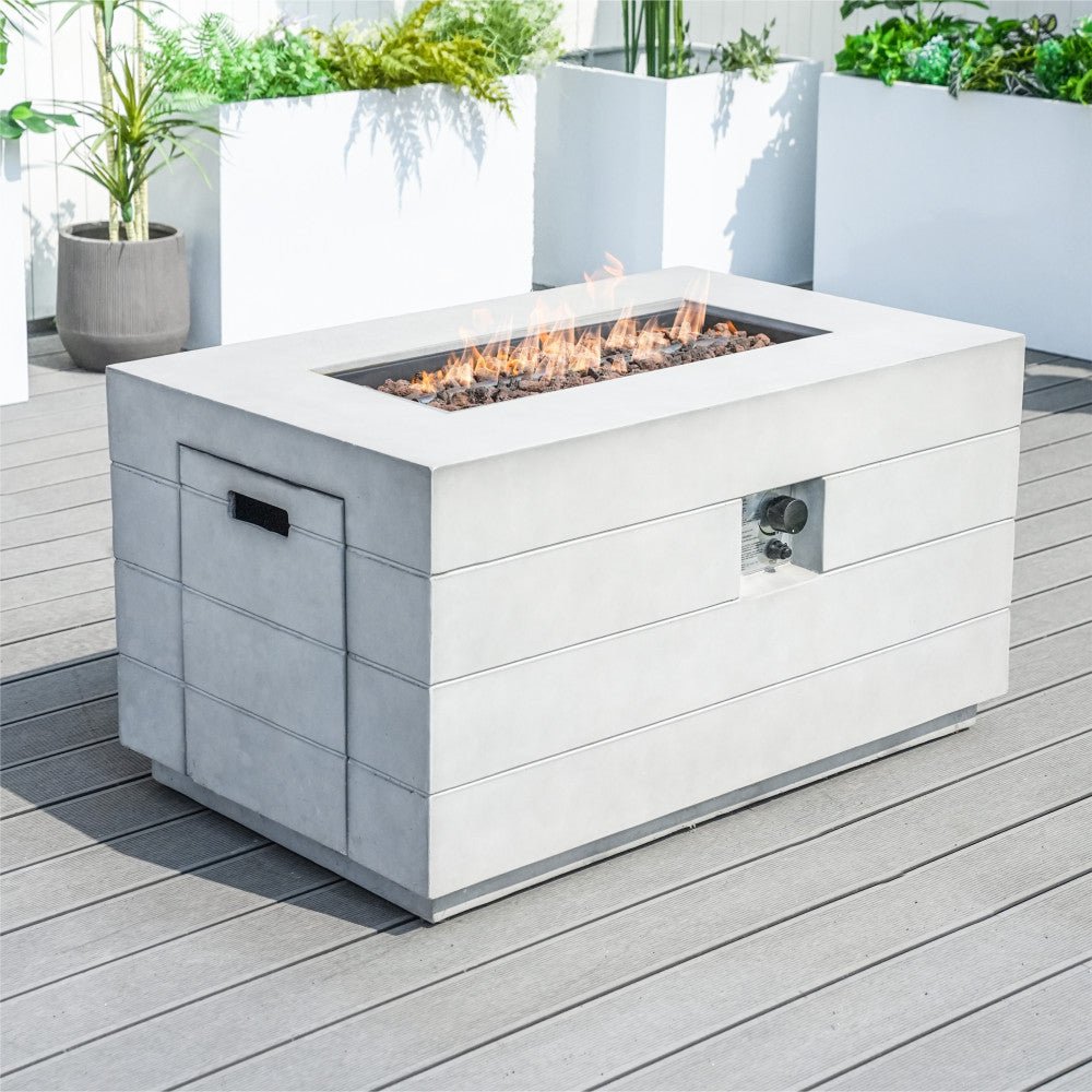 Venetian Rectangular Firepit Table - Rathwood Store