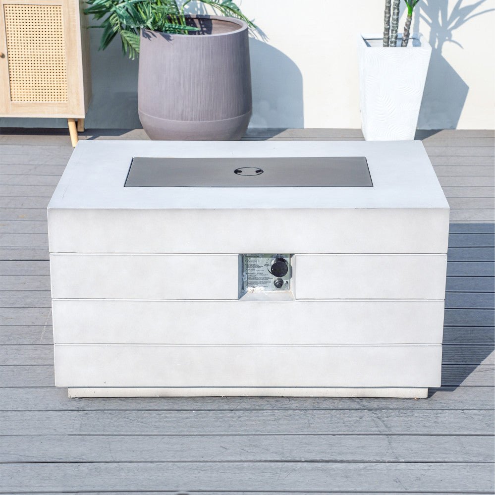 Venetian Rectangular Firepit Table - Rathwood Store