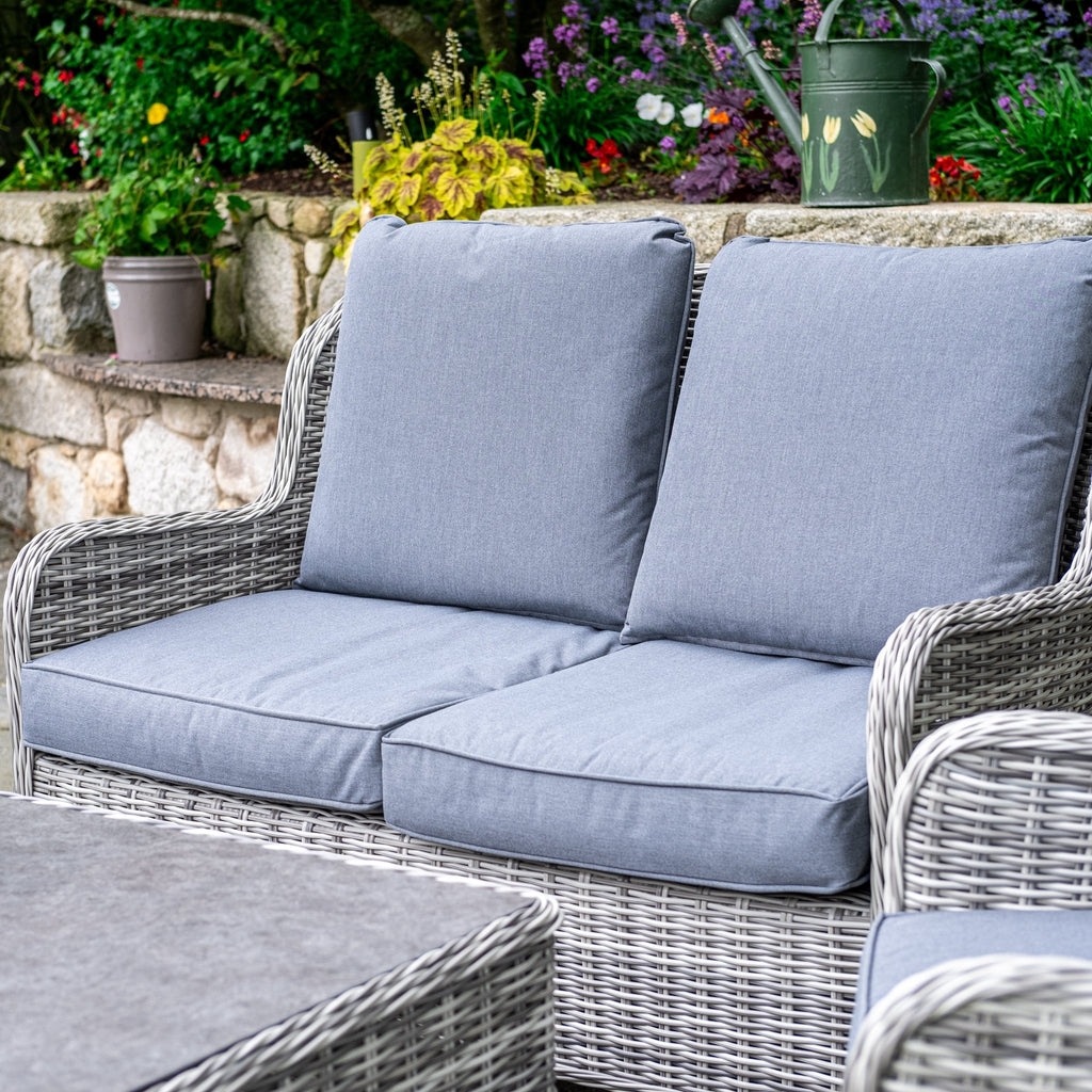 Vienna - 4 Seater Lounge Set - Light Grey - Rathwood Store
