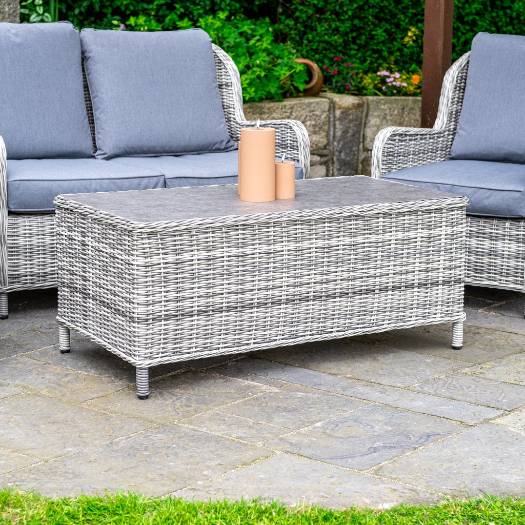 Vienna - 4 Seater Lounge Set - Light Grey - Rathwood Store