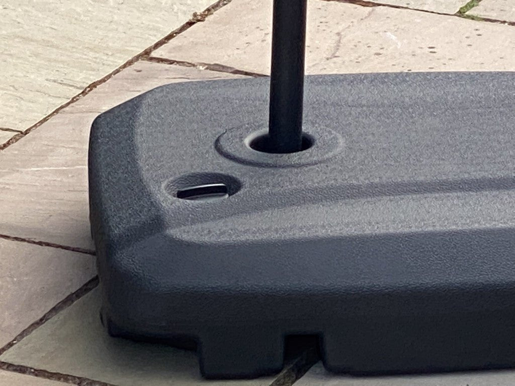 Water/Sand Filled Parasol Base (Black) - Rathwood Store