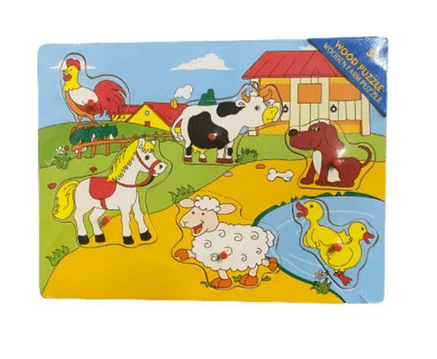 Wooden Farm Puzzle - Rathwood Store