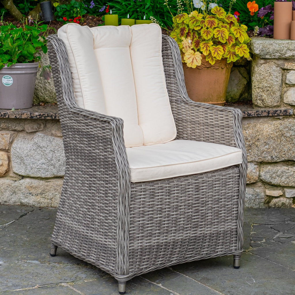 Yale - 6 Seat Set with 135cm Round Table (Cream) - Rathwood Store
