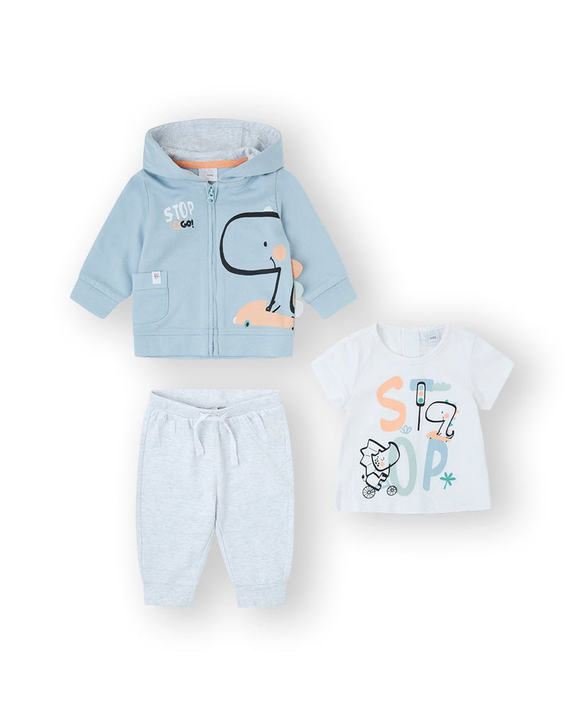 Yatsi 3 Piece SS25 - Blue Dinosaur - Rathwood Store