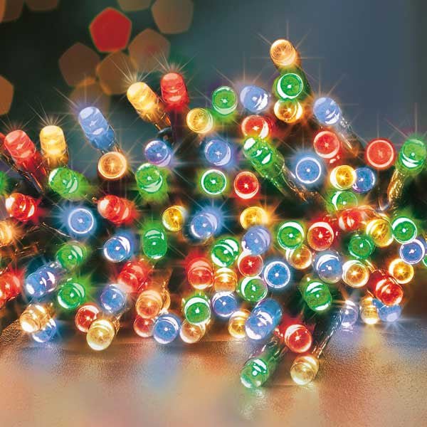 200 Battery Operated TimeLights - Multi - Coloured (C25) - Rathwood Store