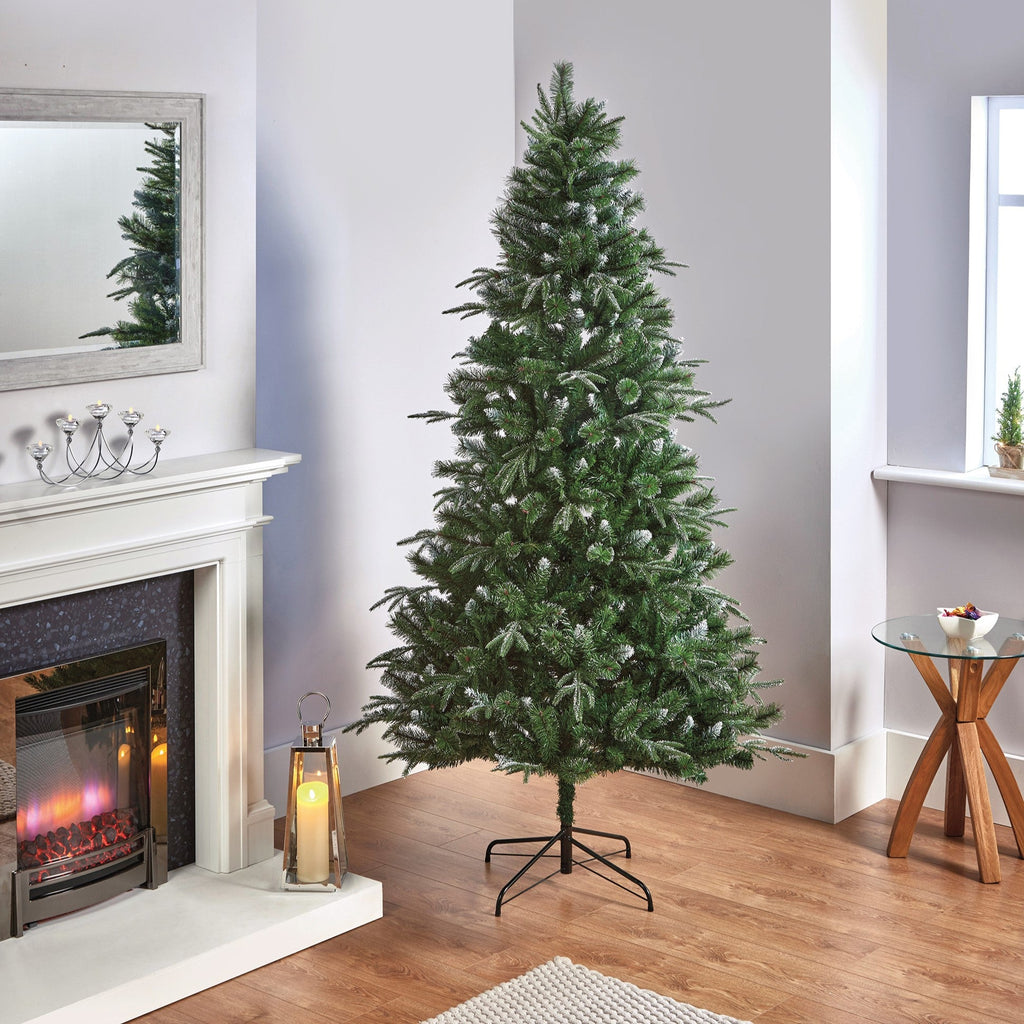 7ft Fairmont Fir Glitter Tipped Artificial Christmas Tree - Rathwood Store
