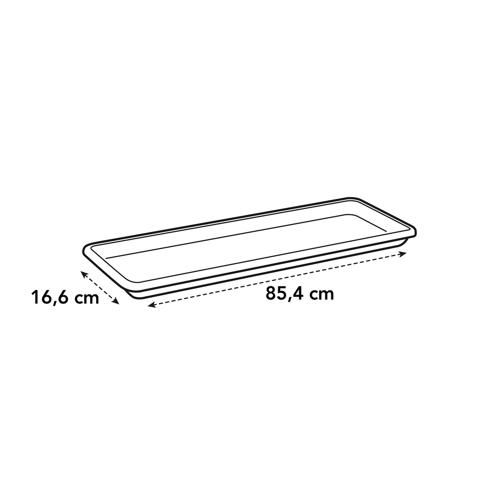Barcelona Trough Saucer 90Cm (Terra) - Rathwood Store