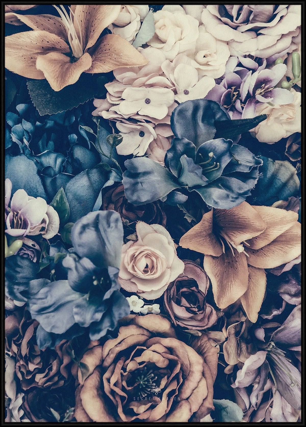 Boquet I, 100cmx100cm canvas print - Rathwood Store
