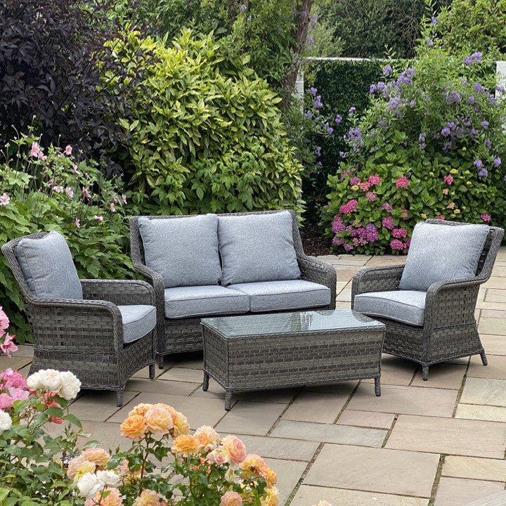 Boston - 2 Seater Coffee Set (Dark Grey) - Rathwood Store