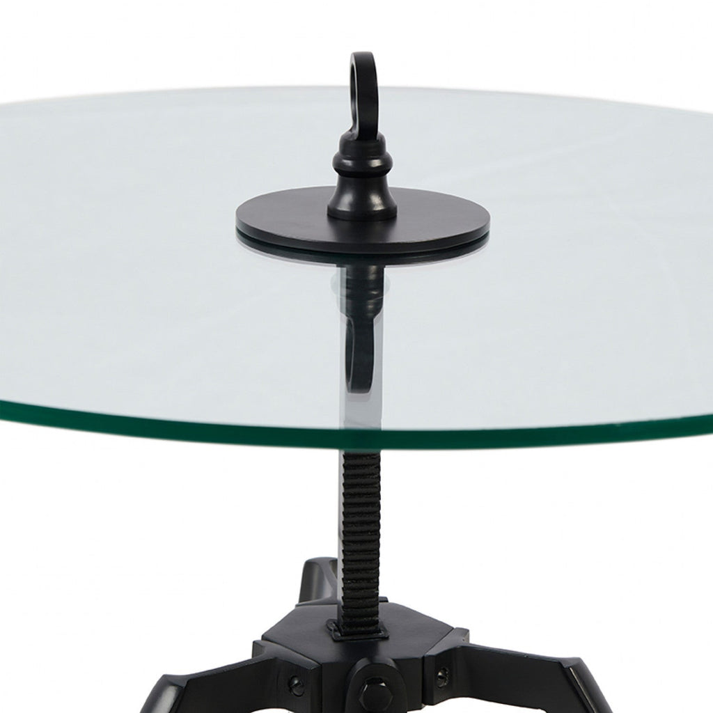 Bricklane Coffee Table Dia 70,Black - Rathwood Store