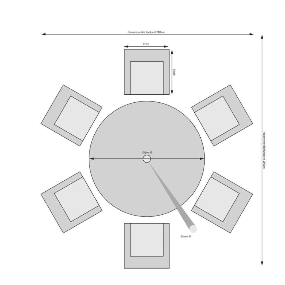 Chester - Round 6 Seater Set - Rathwood Store