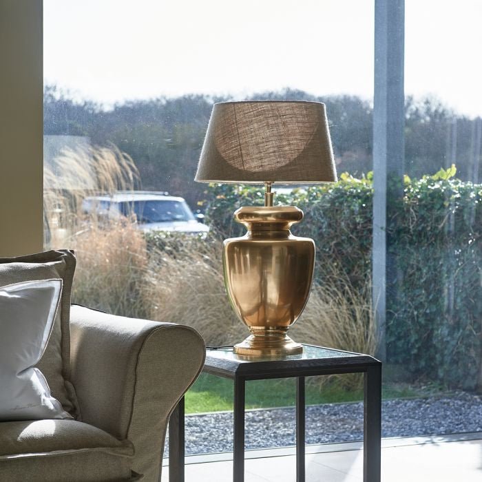 Classic Natural Linen Lampshade natural 42x55 - Rathwood Store