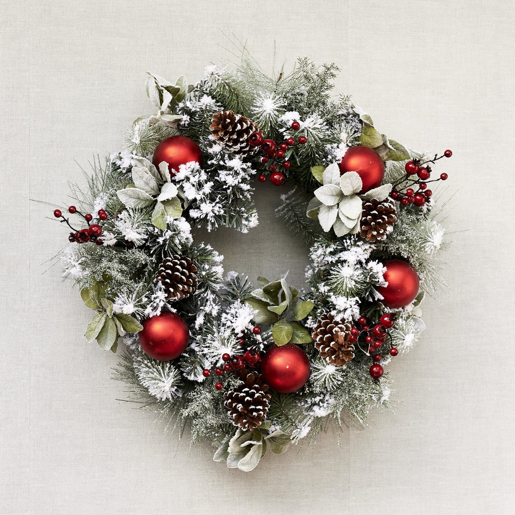 Classic New York Christmas Wreath 65 cm - Rathwood Store
