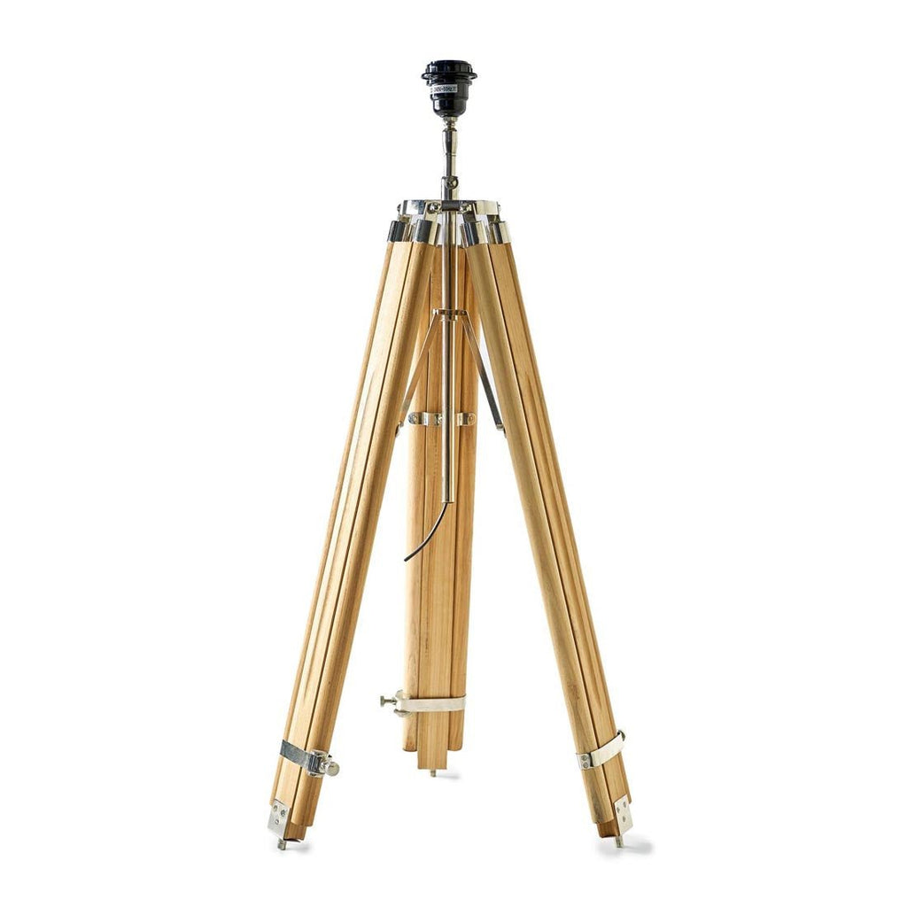 Classic Tripod Lamp teak L - Rathwood Store