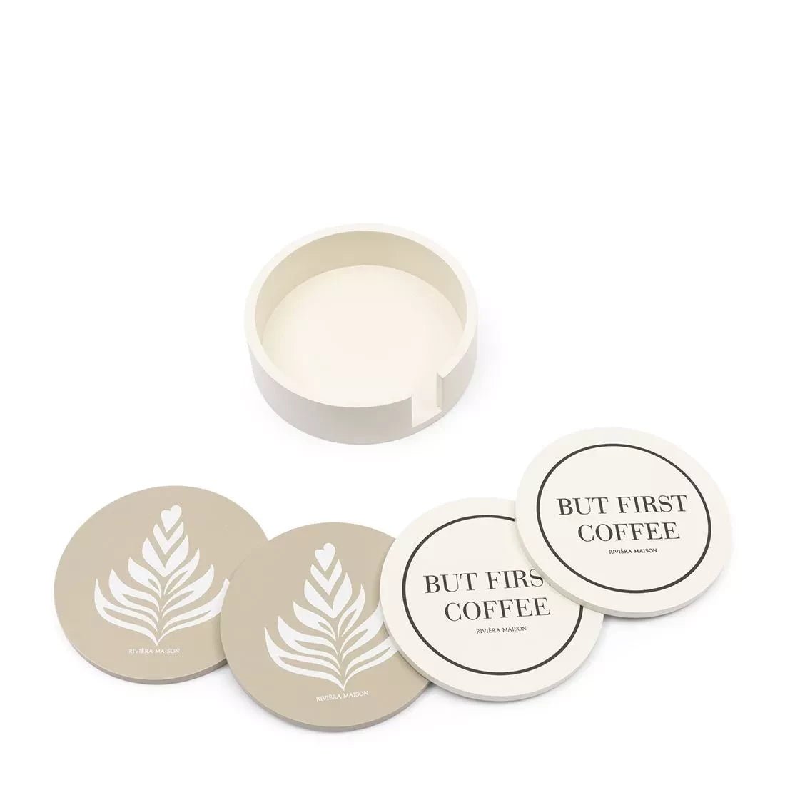 Coaster But First Coffee, 4 Pieces - Rathwood Store