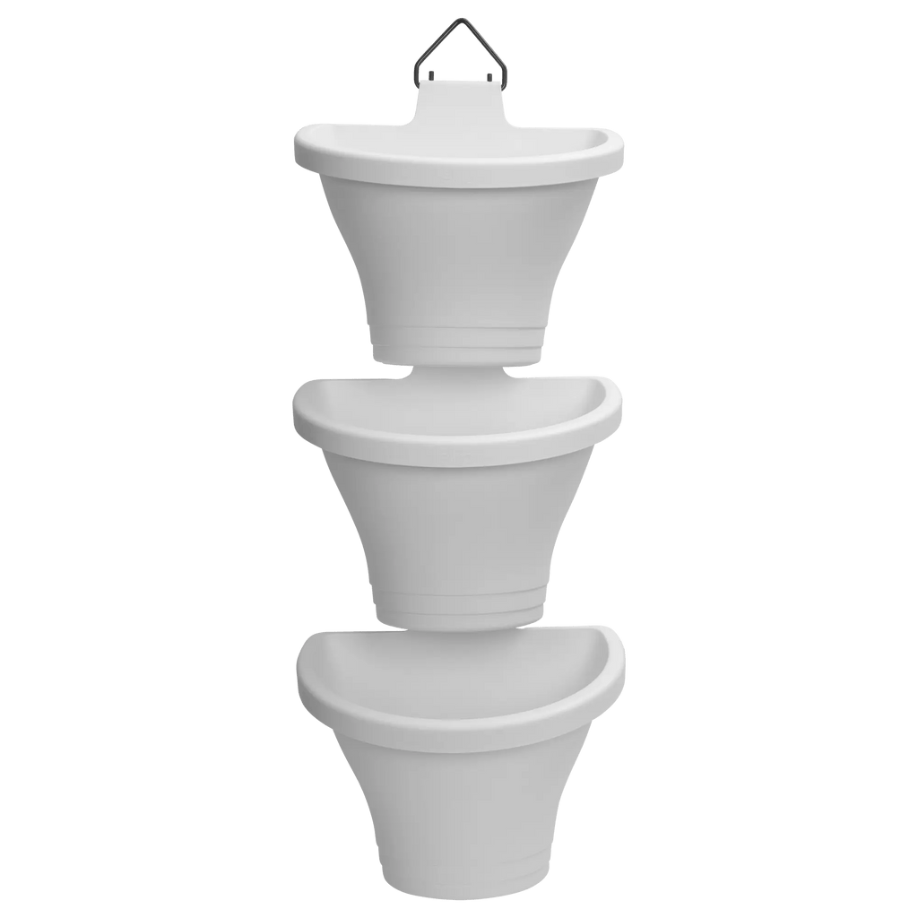 Corsica Vertical Forest 24Cm Set/3 (White) - Rathwood Store