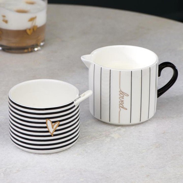 Dots & Stripes Milk & Sugar Set - Rathwood Store