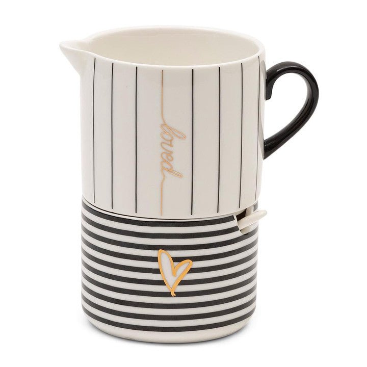 Dots & Stripes Milk & Sugar Set - Rathwood Store