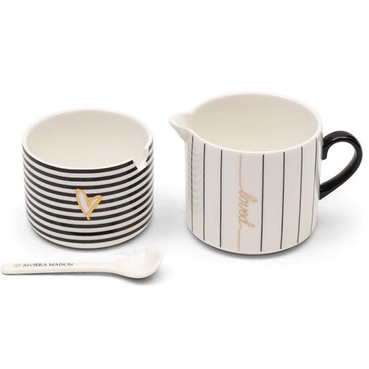 Dots & Stripes Milk & Sugar Set - Rathwood Store