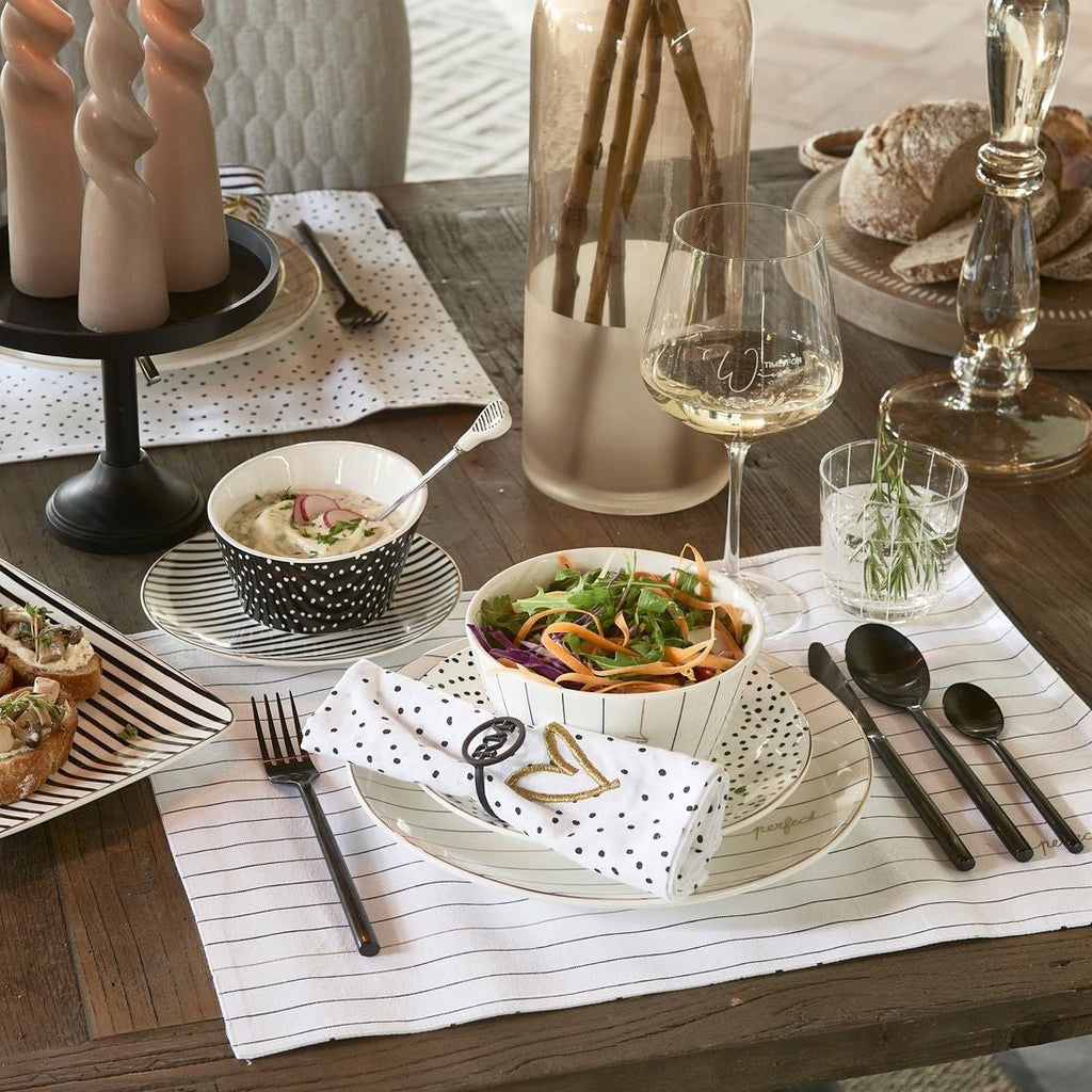 Dots & Stripes Perfect Dinner Plate - Rathwood Store