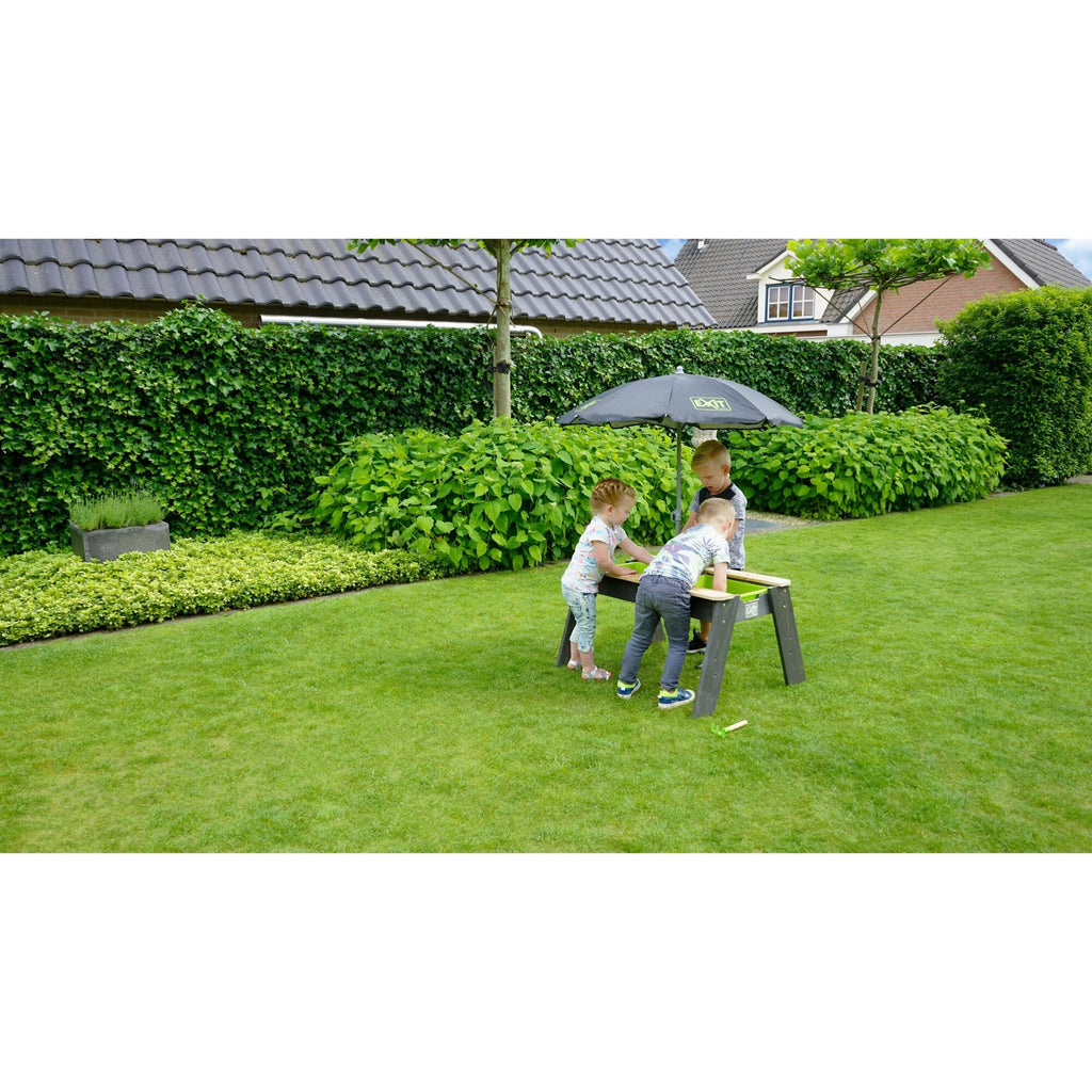 EXIT Aksent Sand & Water Table with Parasol and Gardening Tools - Rathwood Store