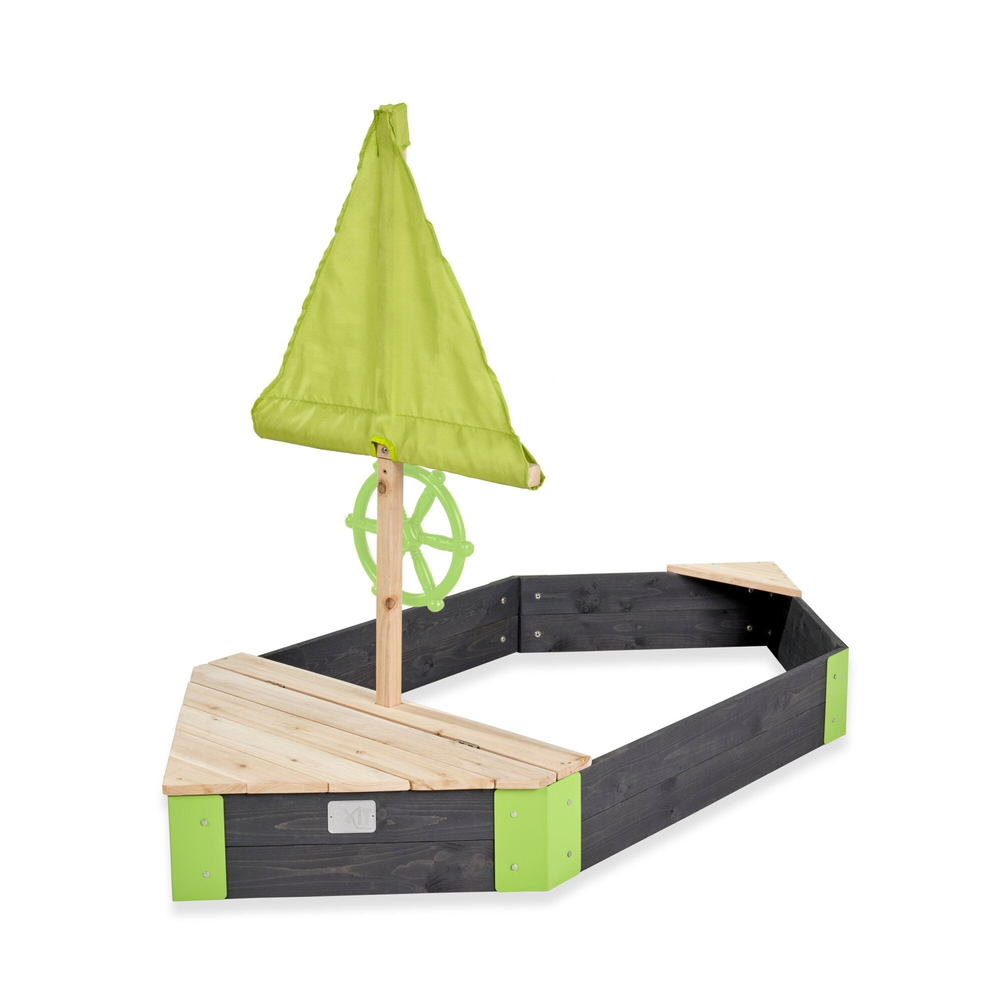 EXIT Aksent Wooden Sandpit Boat 190x90cm - Rathwood Store