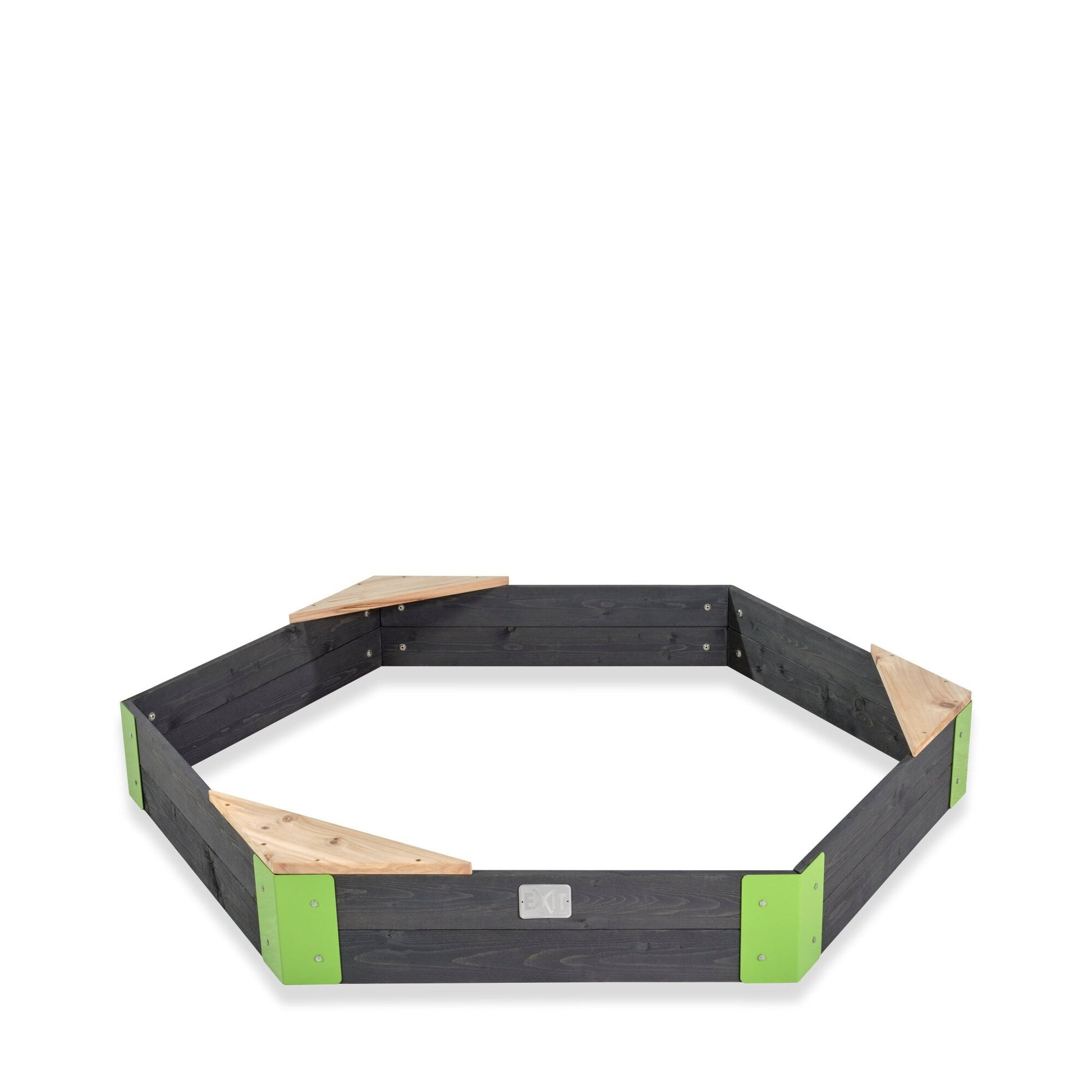 EXIT Aksent Wooden Sandpit Hexagon 160x140cm - Rathwood Store