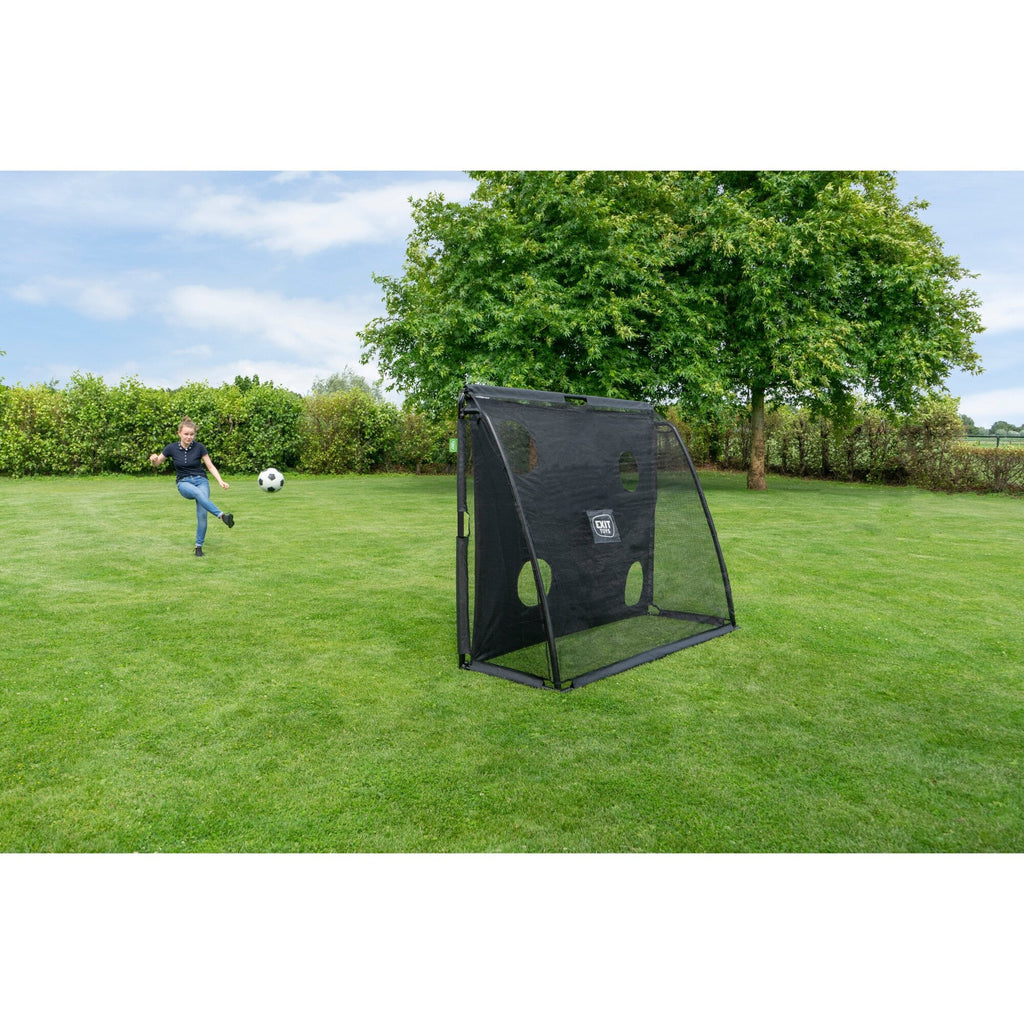 EXIT Coppa Steel Football Goal, 220x170cm (Black) - Rathwood Store